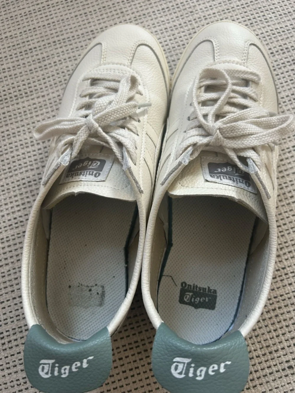 Onitsuka Tiger Mexico 66 Cream Sage Green Sneakers (Mens 7.5)